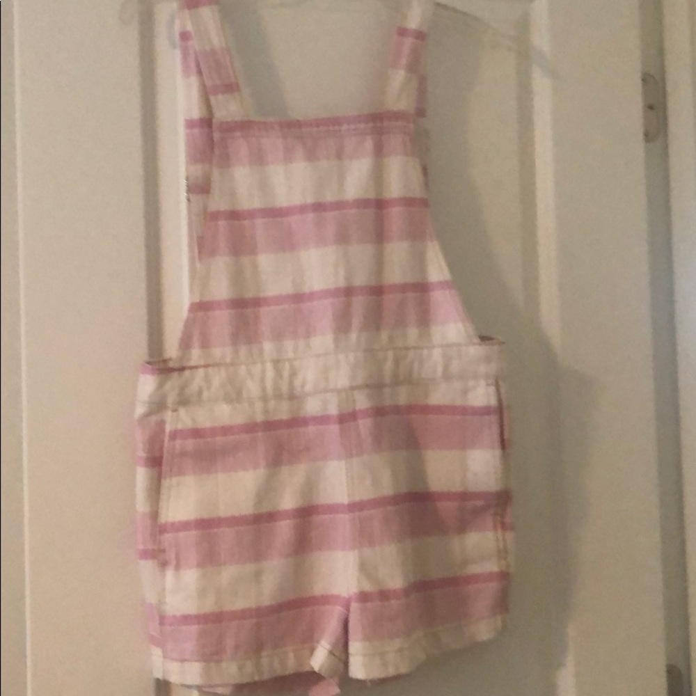 Urban outfitters pink overalls